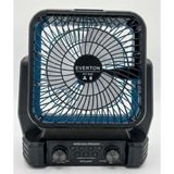 Everton RT-950 Vantilatörlü Nostaljik Radyo - 8 Inç Fanlı, Bluetoothlu, Usb/sd/aux Girişli Şarjlı Kamp Radyosu