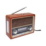 Everton T-305 Nostaljik Radyo-Güneş Panelli +Şarjlı