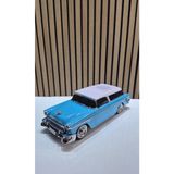 Evertoon RT-1952 Mavi (Blue) Arabalı Bluetooth Fm-Usb-Tf-Aux Şarjlı Nostaljik Radyo