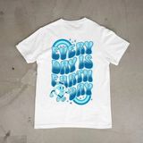 Every Day Is Earth Day (Her Gün Dünya Günüdür) Baskılı Oversize Üst Kalite Tişört - Beyaz - XL