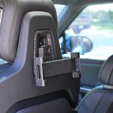 EveryAmp Rivian R1T & R1S için Bilye Montajlı Koltuk Arkası Çapa | Sürücü veya Ön Yolcu Koltuğunun Arkasına Uyar, 17 mm Bilyeli Montaj ve Tablet Kelepçesi ile ABD'de Üretilmiştir