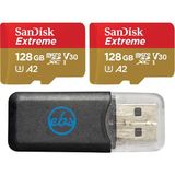 Everything But Stromboli Sandisk Extreme Microsd Hafıza Kartı, 128 Gb, Djı Dronları ile Uyumlu, 2 Adet