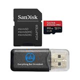 Everything But Stromboli Sandisk Microsdxc 512 GB Extreme Pro Hafıza Kartı, Gopro 1 Pro, 1, 1 Pro, Ils (SDSQXCD-256G-GN6MA), 1 Everything But Stromboli Microsd ve Sd Okuyucu ile Uyumlu
