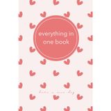 everything in one book - have a nice day: cozy Tagebuch, cutes Notizbuch & Selflove Journal A5 in Herzen Softcover, Geschenkidee schlicht gepunktet 13x21cm, 6 x 9 Zoll cremeweißes Papier