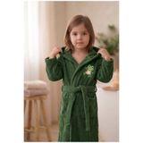 EVEY %100 Premium Pamuklu 4-6 YAŞ Bebek Banyo Bornozu- Yumuşak & Yüksek Su Emici
