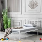 Evger K90 Beyaz Metal 90x190 CM Tek Kişilik Karyola