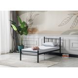 Evger K90 Siyah Metal 90x190 CM Tek Kişilik Karyola