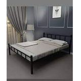 Evger K90 Siyah Metal Çift Kişilik Yataksız 160x200 cm Karyola