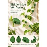 Evgereçlerim 10'lu Yaprak Tasarımlı Sarmaşık Bitki Düzenleyici Yapışkanlı Klipsi
