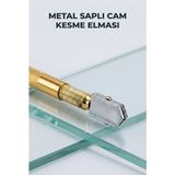Evgereçlerim Cam Kesme Elması Metal Saplı Yağ Hazneli