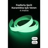 Evgereçlerim Fosforlu Şerit Bant Karanlıkta Parlayan Işık Veren Yapışkanlı Güvenlik Bandı 4 Metre
