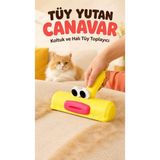 Evgereçlerim Hazneli Tüy Toplayıcı Gırgır Kıl Yün Toz Toplama Rulosu