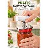 Evgereçlerim Metal Kavanoz Açacağı Plastik Kollu Kapak Açıcı