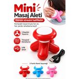 Evgereçlerim Mini Titreşimli Masaj Aleti 3 Başlıklı Omuz Boyun ve El Için