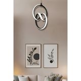 Evia Black Tek Renk Modern Sarkıt LED Avize - Siyah