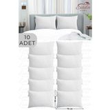 Evida 10 Adet Kapitoneli Antibakteriyel Fermuarlı Yastık Koruyucu Alez - 50x70 cm - Yastık Kılıfı
