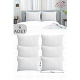 Evida 6 Adet Kapitoneli Antibakteriyel Fermuarlı Yastık Koruyucu Alez - 50x70 cm - Yastık Kılıfı