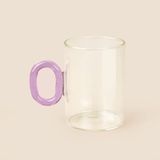 Evidea | Acar Kuplu Cam Kupa - Renkli - 450 ml