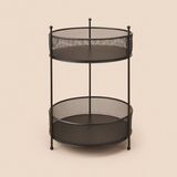 Evidea Bath Siyah 28x20 cm 2 Katlı Fileli Organizer