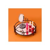 Evidea Bath Siyah 9x21 cm Dokuz Telli Aynalı Organizer