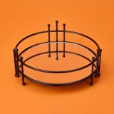 Evidea Bath Siyah 9x21 cm Dokuz Telli Aynalı Organizer