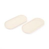Evidea | Be Original Pera Oval 2'li Sunum Tabağı - Beyaz - 22 cm