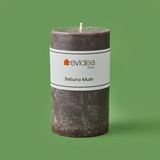 Evidea Deco Belluno Koyu Gri 12 cm Mum