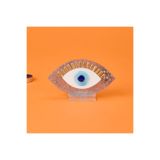 Evidea Deco Blau Mavi 15 cm Cam Dekor