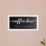 Evidea Deco Coffee Siyah 40x20 cm Duvar Panosu