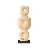 Evidea Deco Eskitme Bej - 36 cm İskandinav Dekor