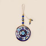 Evidea Deco Flowers And Moon Renkli 13 cm Nazarlık