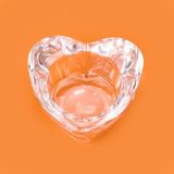 Evidea Deco Heart Şeffaf 6.8x2x8 cm Mumluk