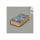 Evidea Deco Irises Mavi Yeşil 19.5x12x5 cm Dekoratif Kutu