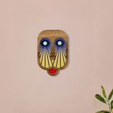 Evidea Deco Mask Sarı 20 cm Duvar Panosu