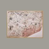 Evidea Deco Piri Reis Açık Kahverengi 120x90 cm Tablo