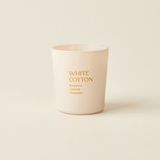 Evidea Deco White Cotton Bardak Mum - Bej - 110 gr - Montajsız