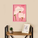 Evidea Deco You Will Grow in Due Season Pembe 30x40 cm Duvar Panosu