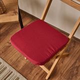 Evidea Dinant Soft Bordo 38x38 cm Sandalye Minderi