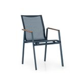 Evidea | Divona Home Next Alüminyum Sandalye - Antrasit - 56x45x87 cm