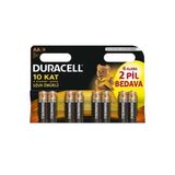 Evidea Duracell Basic 8'li AA Kalem Pil
