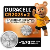 Evidea | Duracell Düğme Pil 2025 2'li 3 Volt