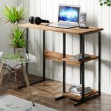 Evidea | Eco Room Raflı Çalışma Masası - Atlantik Çam / Siyah