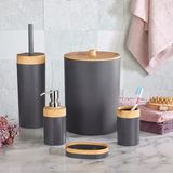 Evidea | Evidea Bath Natura 5'li Banyo Seti - Antrasit