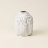 Evidea | Evidea Deco Lisa Stoneware Vazo - Krem - 15x13 cm