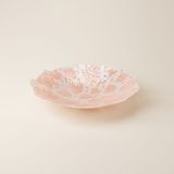 Evidea | Evidea Deco Mercan Dekoratif Tabak - Beyaz / Pembe - 40 cm