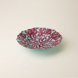 Evidea | Evidea Deco Mercan Dekoratif Tabak - Turkuaz / Kırmızı - 40 cm