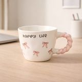 Evidea | Evidea Kitchen Happy Life Seramik Kupa - Renkli - 300 ml