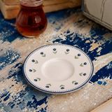 Evidea | Evidea Kitchen Lale Bahçesi Çay Tabağı - Renkli - 12,5 cm