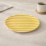 Evidea | Evidea Kitchen Love Yourself Servis Tabağı - Beyaz / Sarı - 25 cm