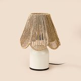 Evidea | Evidea Lighting Retro Abajur - Kahverengi / Beyaz